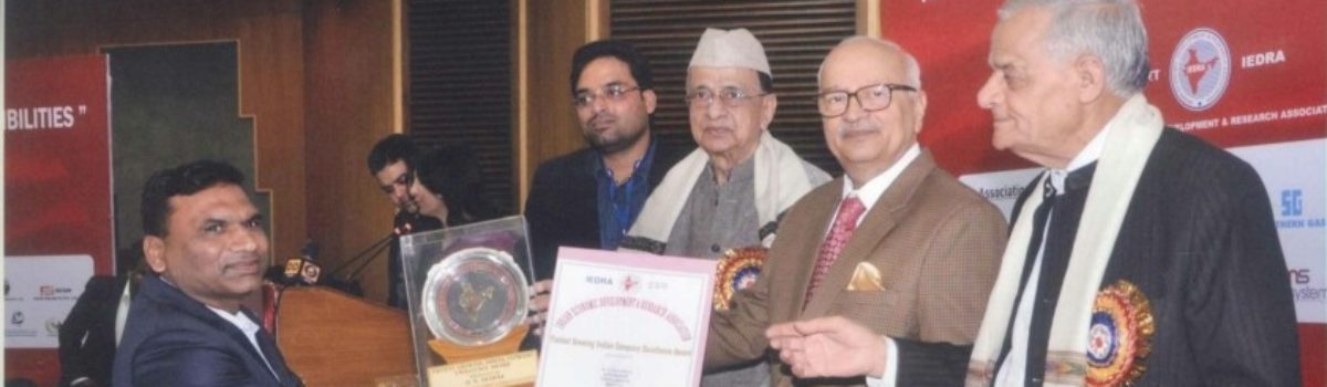 Fastest growing Indian Company Excellence Award